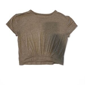 Lululemon Scrunched work out t-shirt